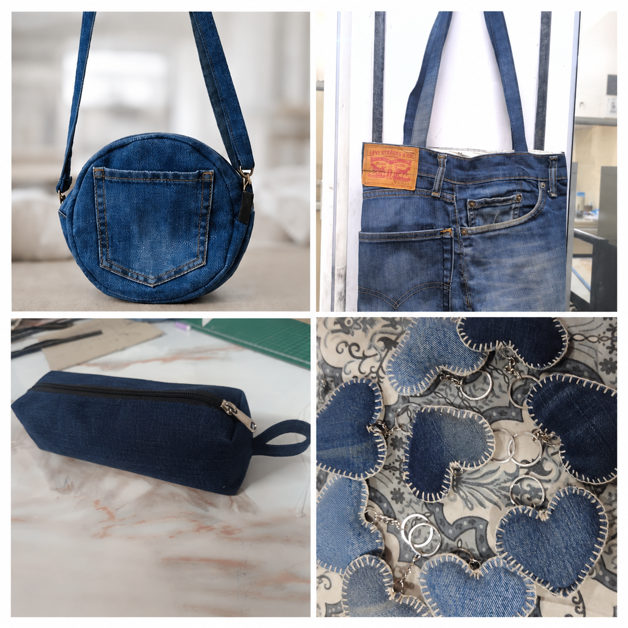 Revastra Upcycled Denim Bag
